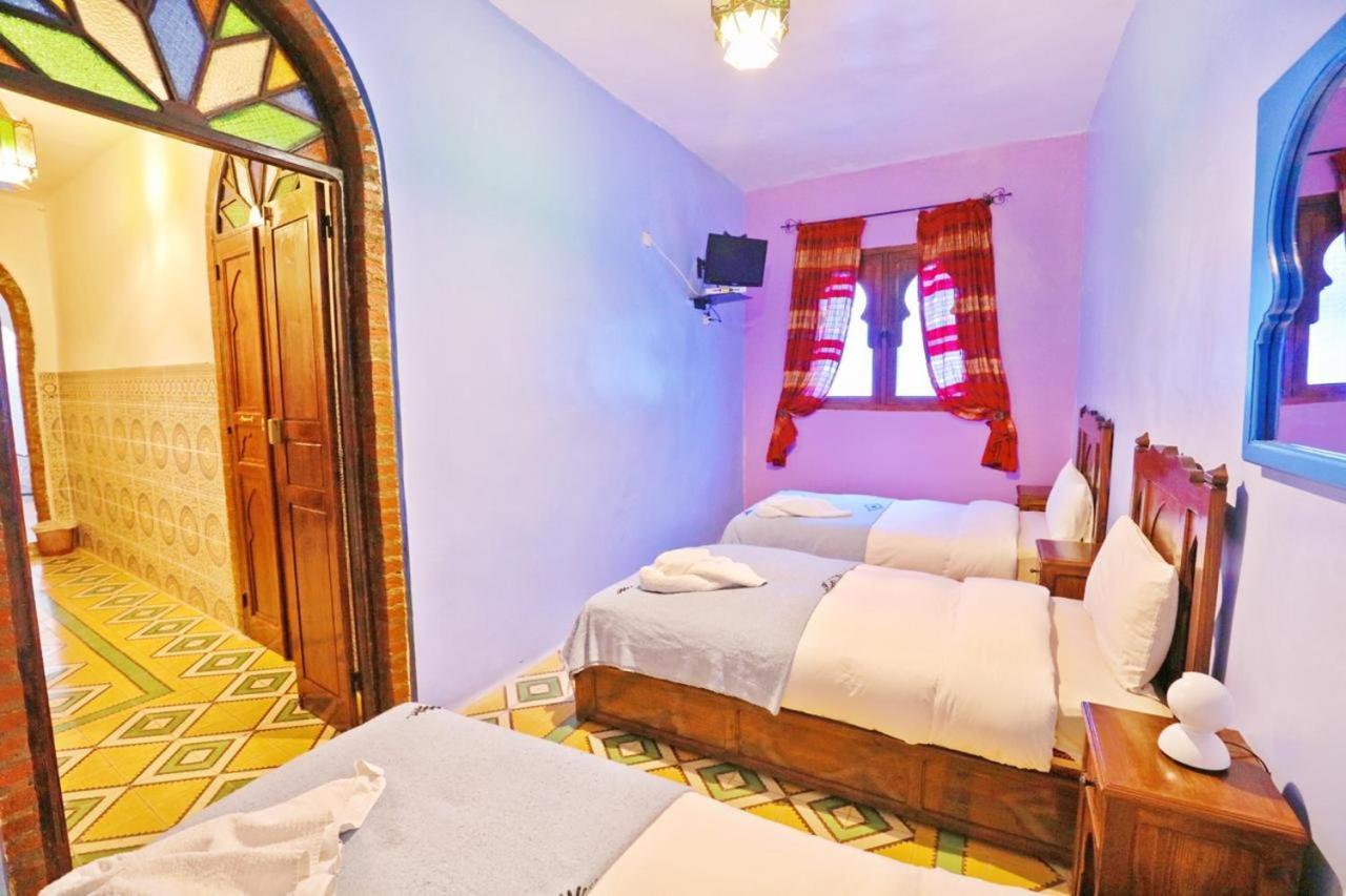 Aymane Rooftop Budget Panoramic Hotel Chefchaouen Esterno foto