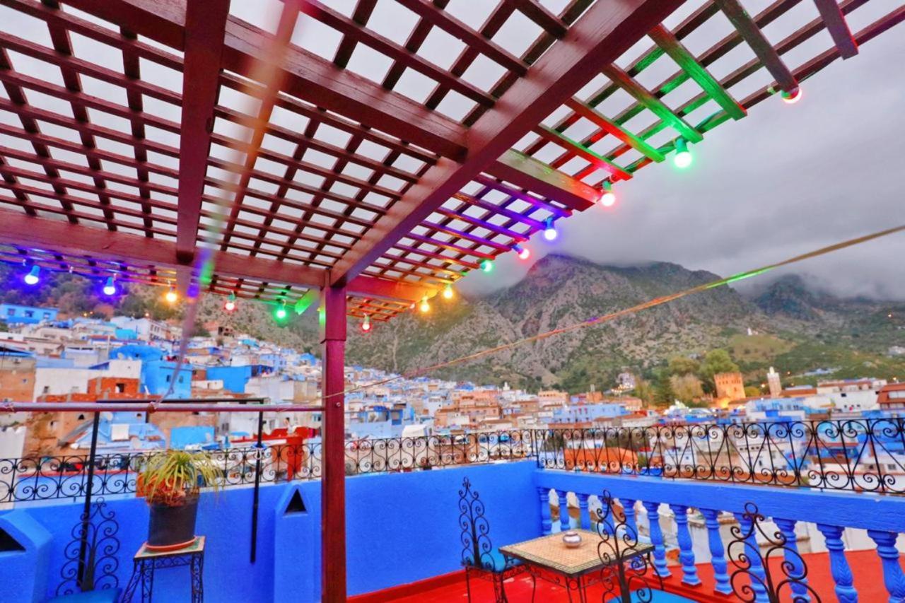 Aymane Rooftop Budget Panoramic Hotel Chefchaouen Esterno foto