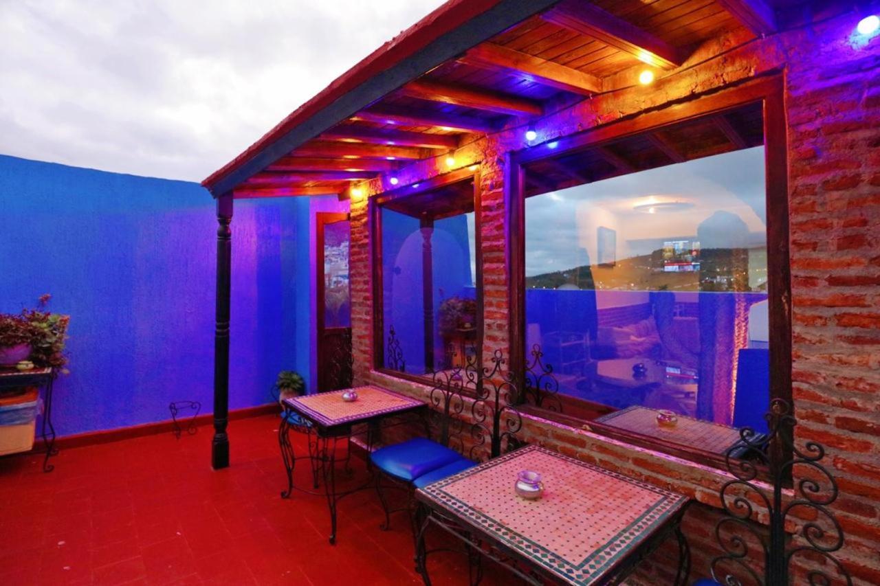 Aymane Rooftop Budget Panoramic Hotel Chefchaouen Esterno foto