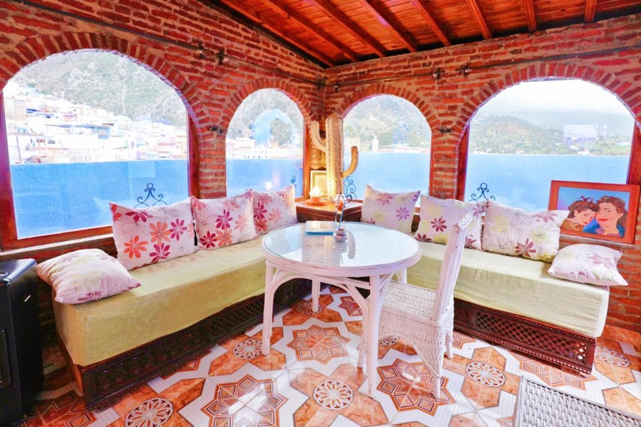 Aymane Rooftop Budget Panoramic Hotel Chefchaouen Esterno foto