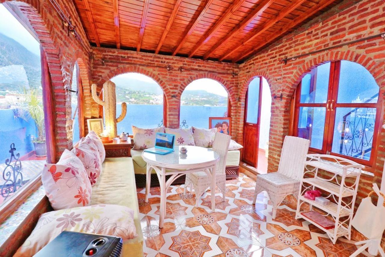 Aymane Rooftop Budget Panoramic Hotel Chefchaouen Esterno foto